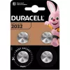 Coin cell battery Duracell CR2032 3V lithium — pack of 4