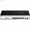 D-Link DGS-1210-10P Managed L2 Gigabit Ethernet (10/100/1000) Power over Ethernet (PoE) 1U Black