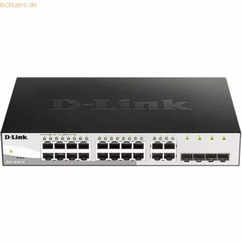 D-Link DGS-1210-16 Managed L2 Gigabit Ethernet (10/100/1000) Black