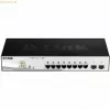 D-Link DGS-1210-08P/E Managed L2 Gigabit Ethernet (10/100/1000) Power over Ethernet (PoE) Black