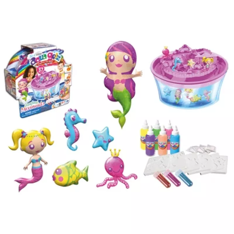SIMBA Aqua Gelz set Magic Mermaids playset, model 106322568, craft kit with water-activated gel beads