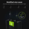 Power inverter Green Cell INV10 2000 W, 12 V DC to 230 V AC, Type C output, 50 Hz, black