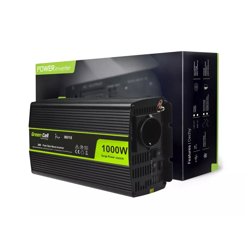 INV18 - Universal - Auto - 24 V - 1000 W - 230 V - DC-to-AC