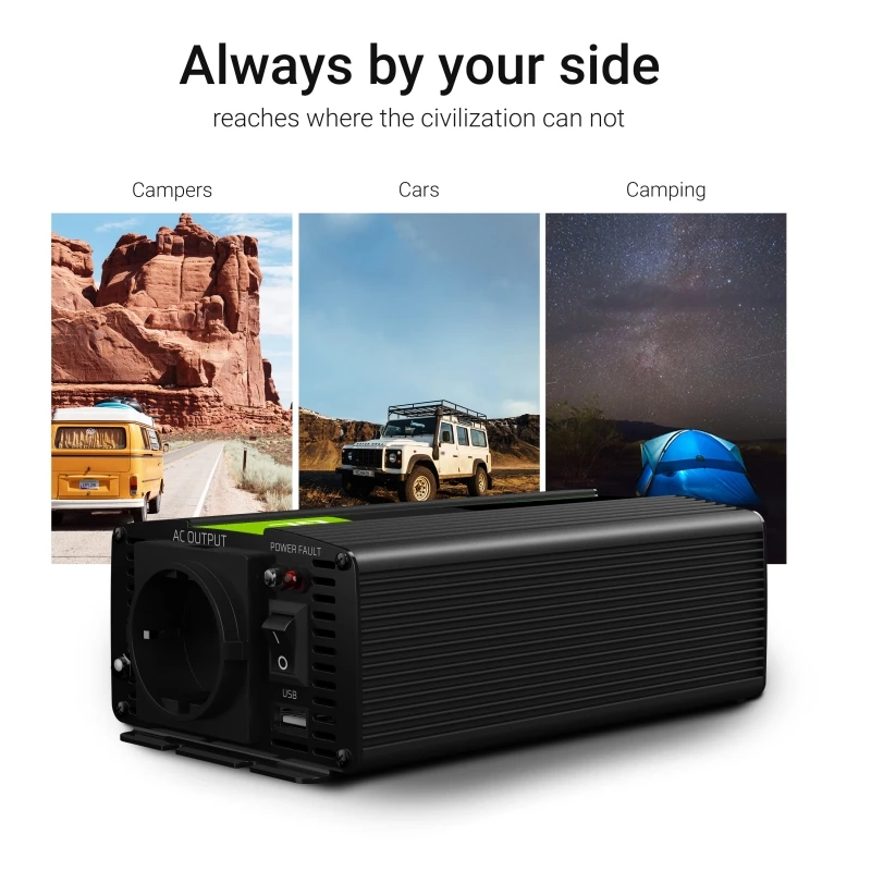 INV18 - Universal - Auto - 24 V - 1000 W - 230 V - DC-to-AC