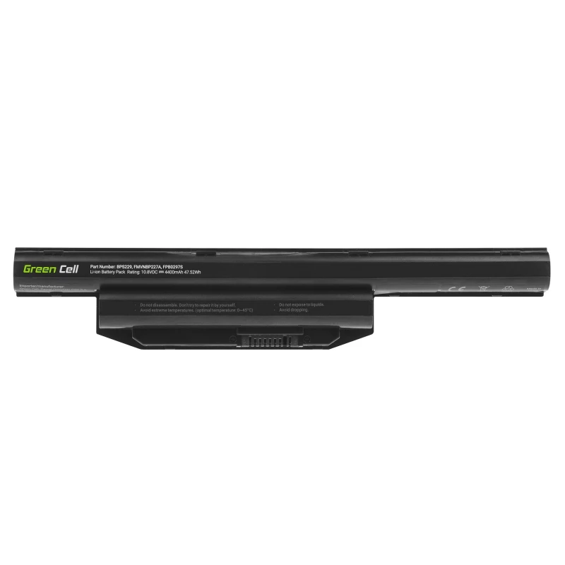 Battery Green Cell FS31 for Fujitsu LifeBook — LiPo 4400 mAh, 11.1 V, black, 1 pc