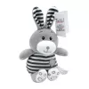 Soft toy TULILO Striped Cuddles Rabbit 26 cm plush rabbit toy