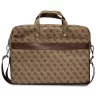 Laptop bag GUESS GUCB15P4TW 16 inch brown Saffiano with 4G triangle logo