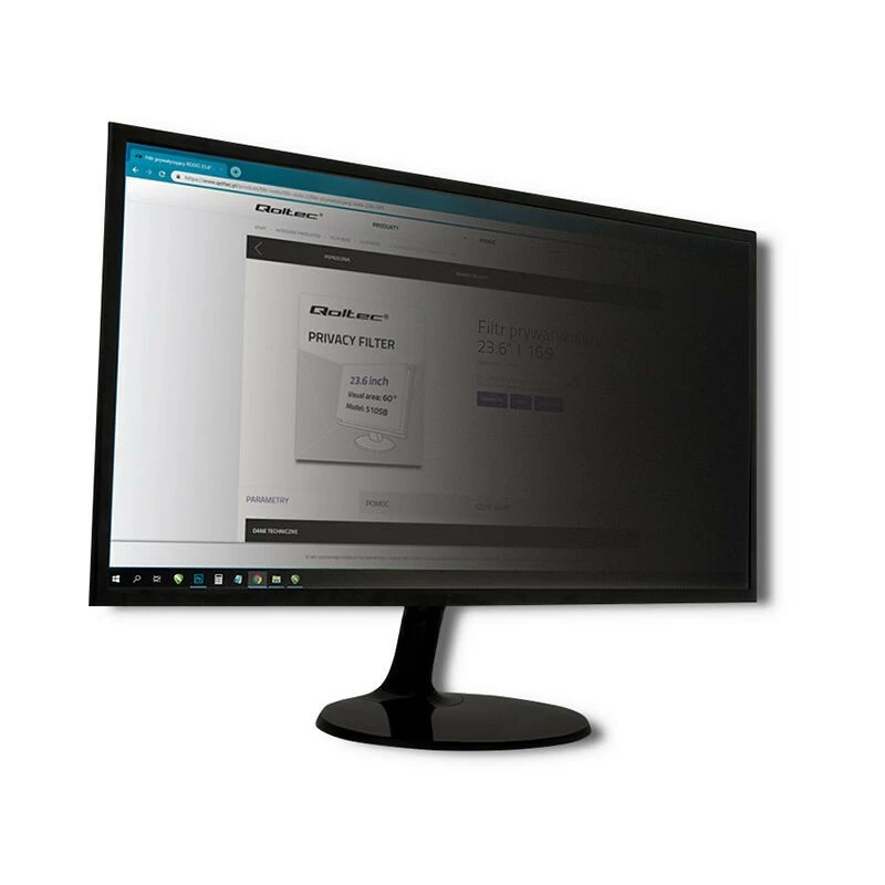 Privacy filter Qoltec 51060 for 61 cm (24 inch) Monitor