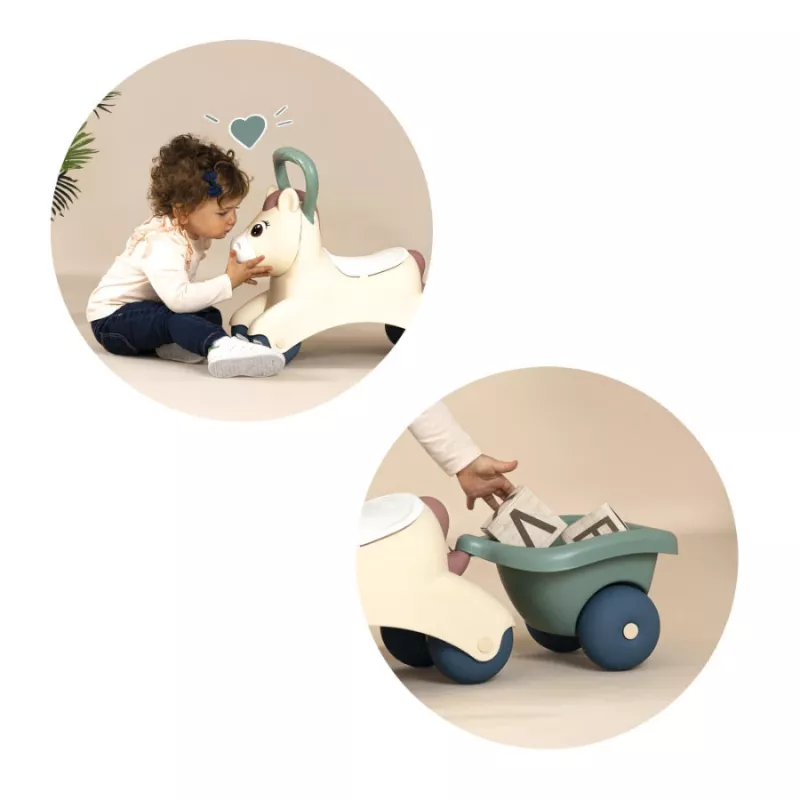 Little Smoby Baby Pony Veicolo Di Scorrimento
