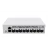 Managed L3 network switch MikroTik CRS310-1G-5S-4S+IN — 1U, 1x Gigabit, 5x SFP, 4x SFP+, 10G, DC/PoE 18–57V, 20W max
