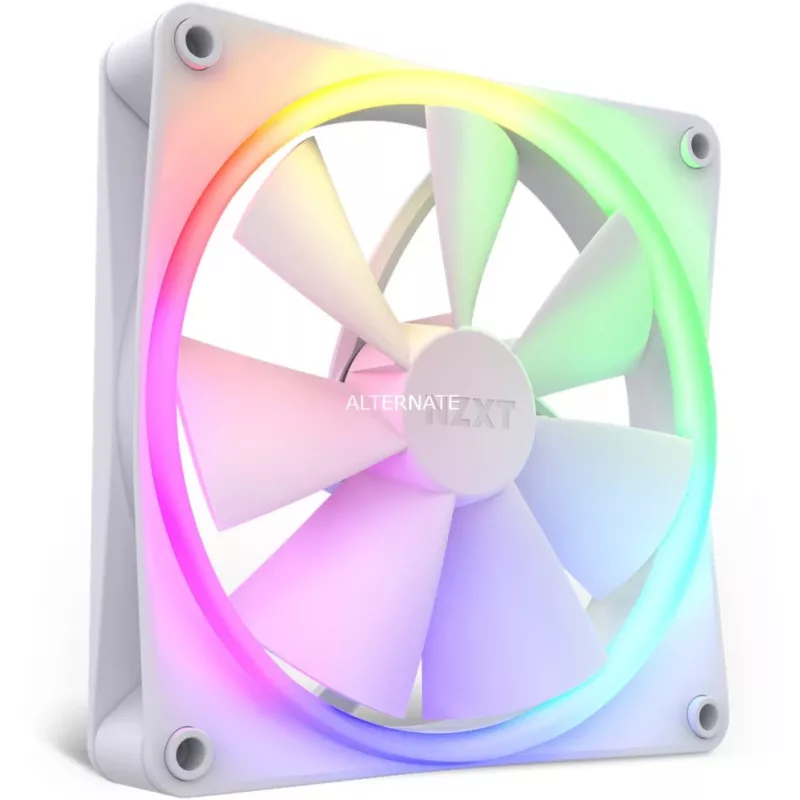 NZXT F140 RGB 140mm White Single Fan