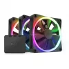 NZXT F120 RGB 120mm ARGB Case Fan Triple Pack - Black