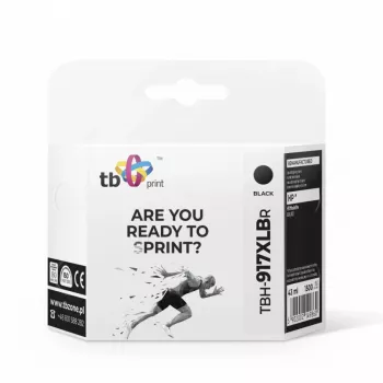 Ink. Cartridge TB Kompat. S HP OfficeJet Pro 8025 917XL, BK Reman.