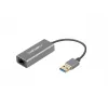 USB hub NATEC Cricket USB 3.2 Gen 1 Type-A with RJ-45 Ethernet 1000 Mbit/s, aluminium housing, black