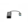 USB hub NATEC Cricket USB 3.2 Gen 1 Type-A with RJ-45 Ethernet 1000 Mbit/s, aluminium housing, black