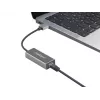 USB hub NATEC Cricket USB 3.2 Gen 1 Type-A with RJ-45 Ethernet 1000 Mbit/s, aluminium housing, black