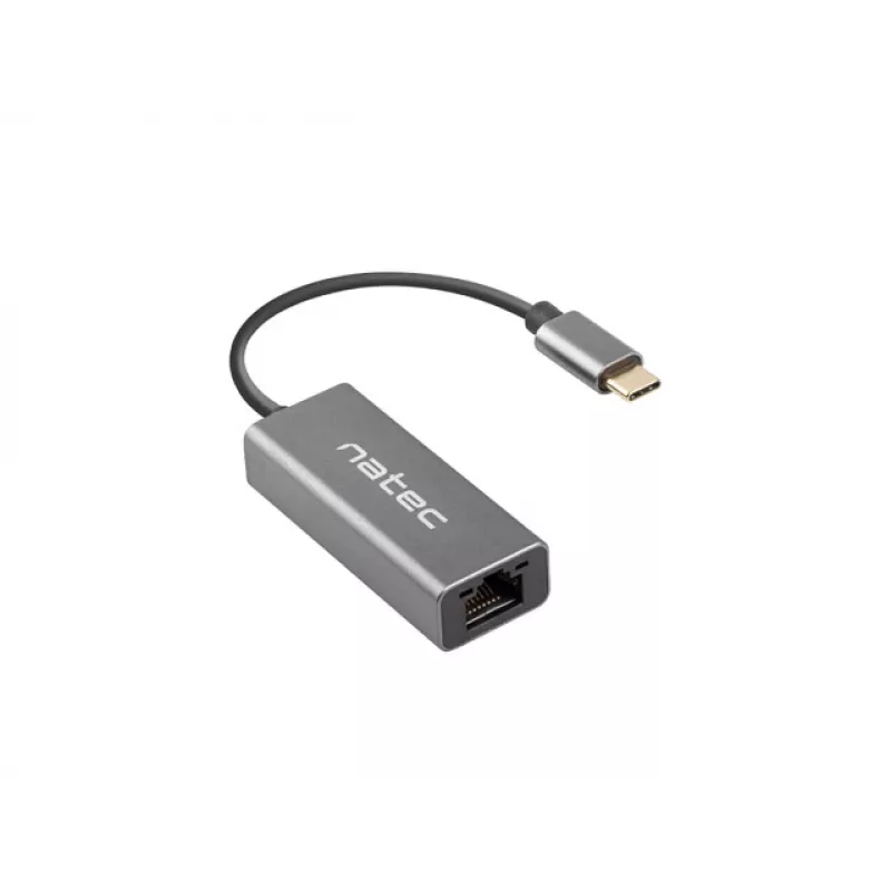 NATEC Cricket USB 3.2 Gen 1 Type-C Grey Ethernet Hub 1000 Mbit/s