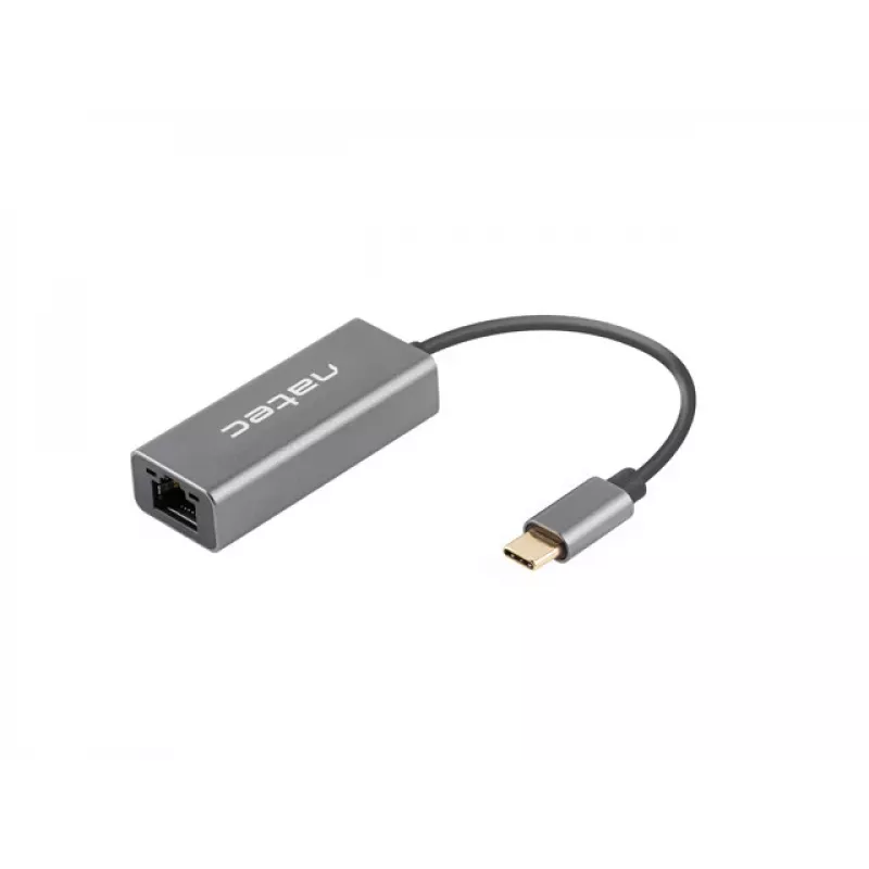 NATEC Cricket USB 3.2 Gen 1 Type-C Grey Ethernet Hub 1000 Mbit/s