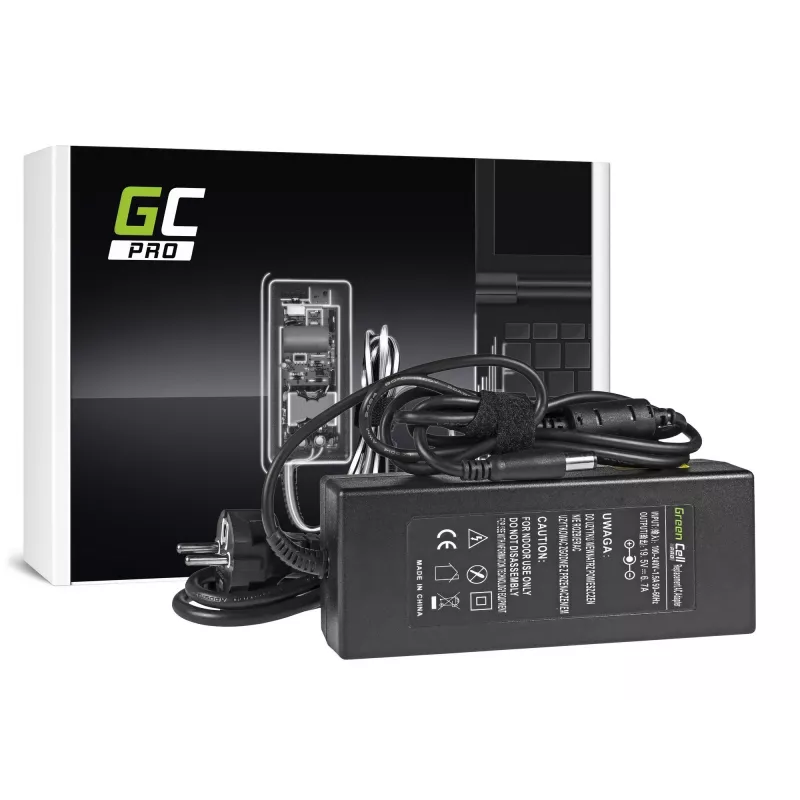 Power adapter Green Cell AD35P 130 W AC-to-DC 19.5 V 6.7 A for laptops, indoor, black