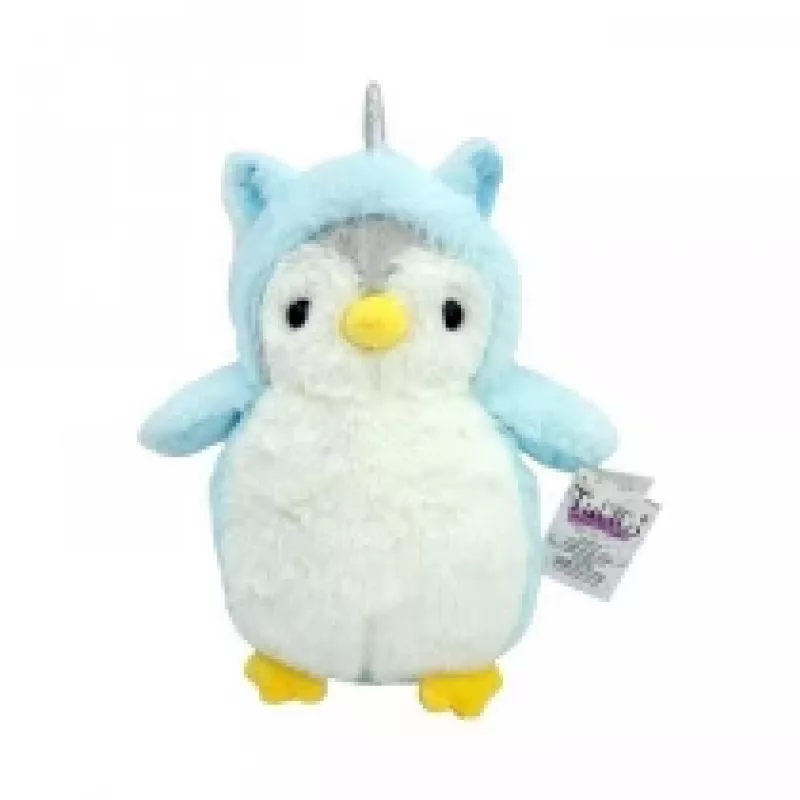 Plush toy TULILO Mascot Roman penguin blue 20 cm soft toy, model 9187