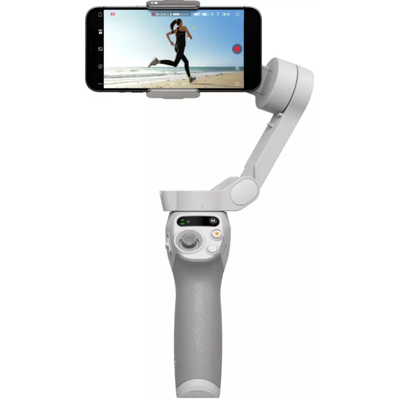 DJI OM SE Gimbal Grey Bluetooth Incl Mobile Holder Bag Max Load 290 G