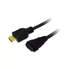 LogiLink CH0057 HDMI Cable Extension Black 4K UHD 3m HDMI-a Plug T