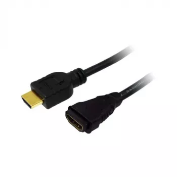 LogiLink CH0057 HDMI Cable Extension Black 4K UHD 3m HDMI-a Plug T