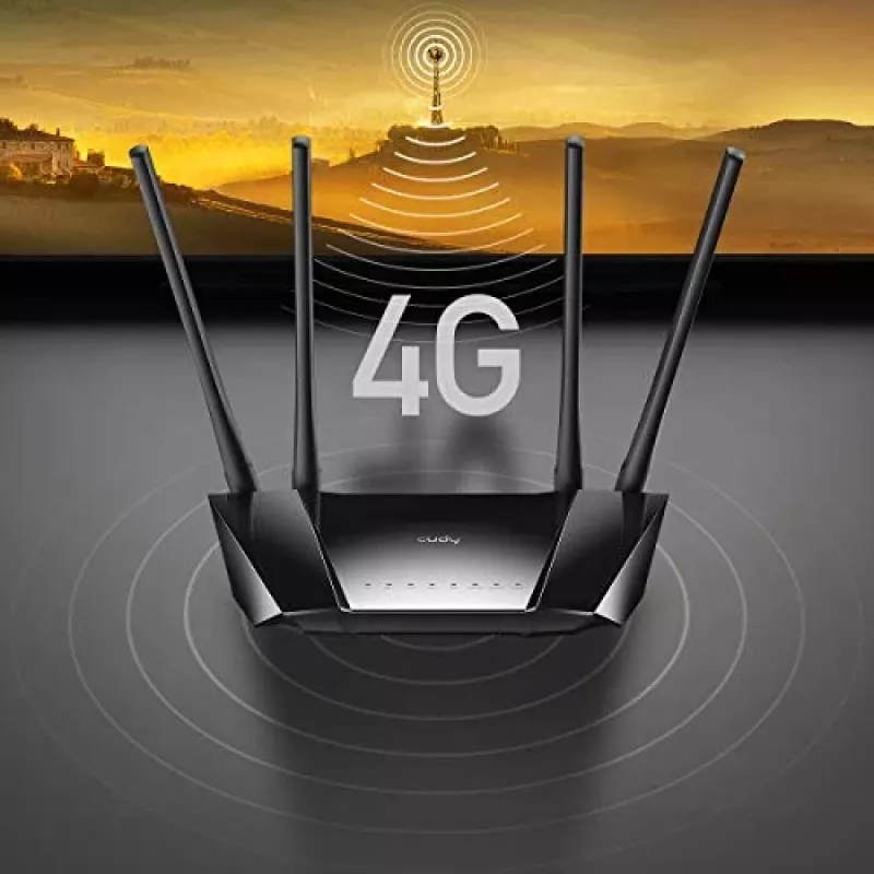 Cudy LT400 Wireless Router Fast Ethernet Single-band (2.4 GHz) 4G Blac