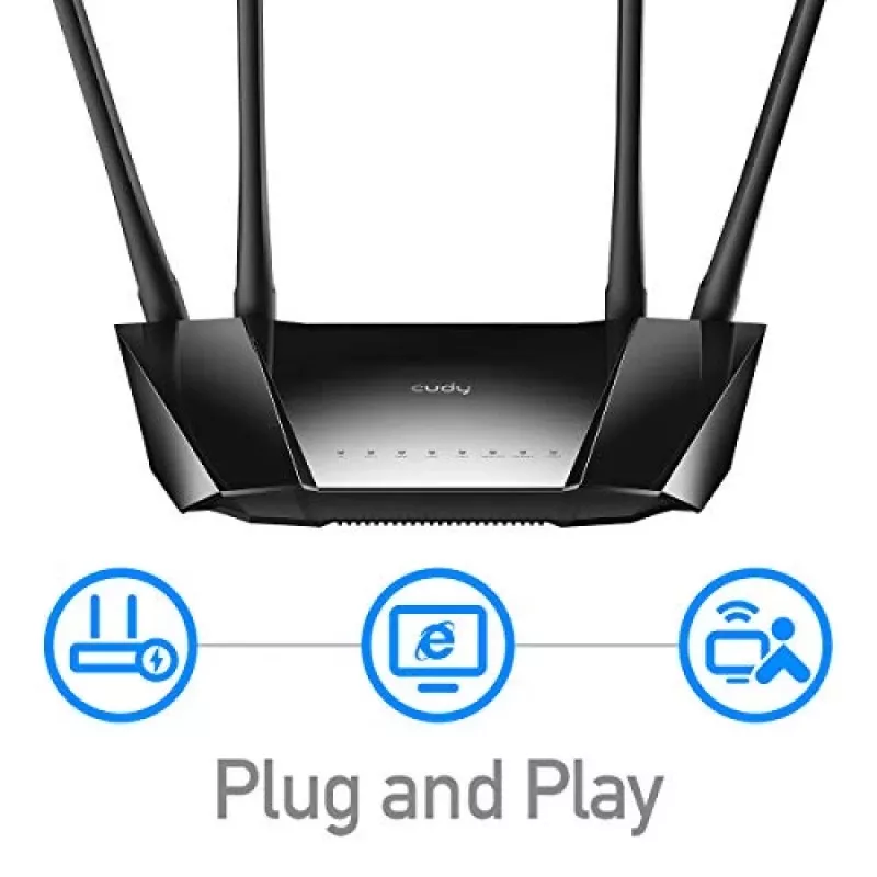 Cudy LT400 Wireless Router Fast Ethernet Single-band (2.4 GHz) 4G Blac