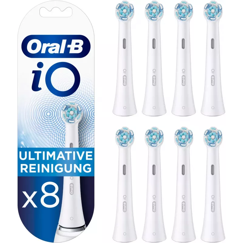 Toothbrush Head Oral-B iO Ultimate Clean, pack of 8 replacement heads