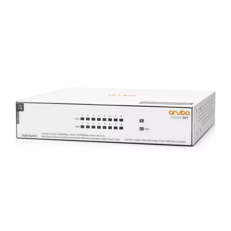 HPE Aruba Networking Networking Instant on Switch 8p Gigabit CL4 PoE 6