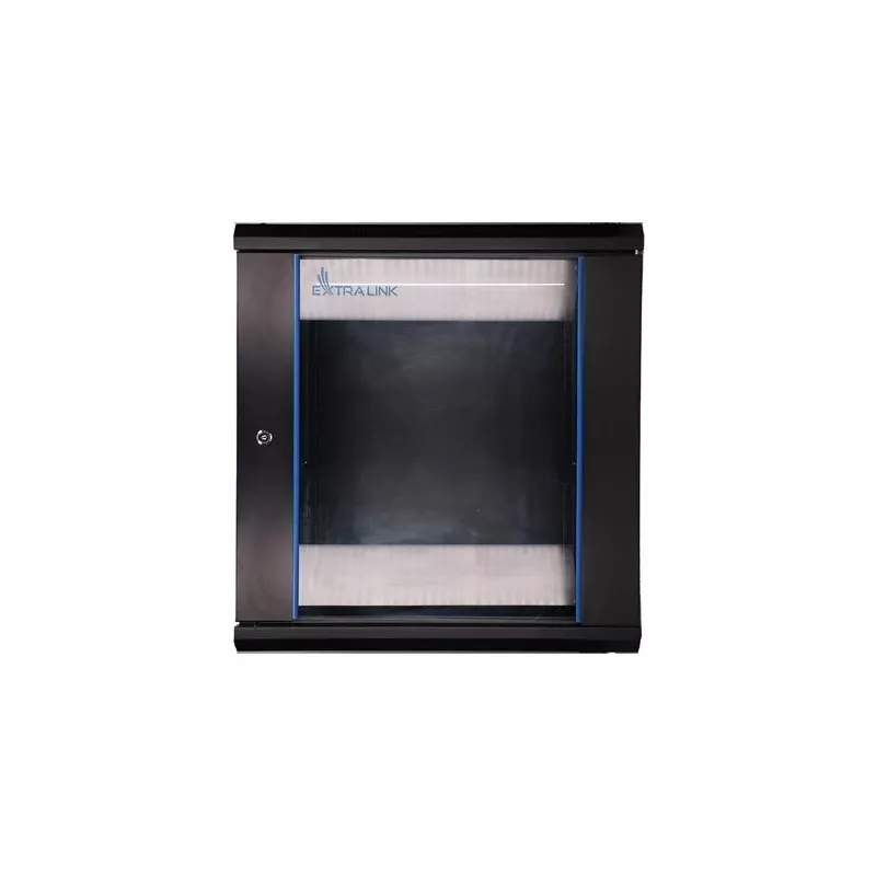 Wall mounted rack Extralink Rackmount cabinet 12U 600x600 Black