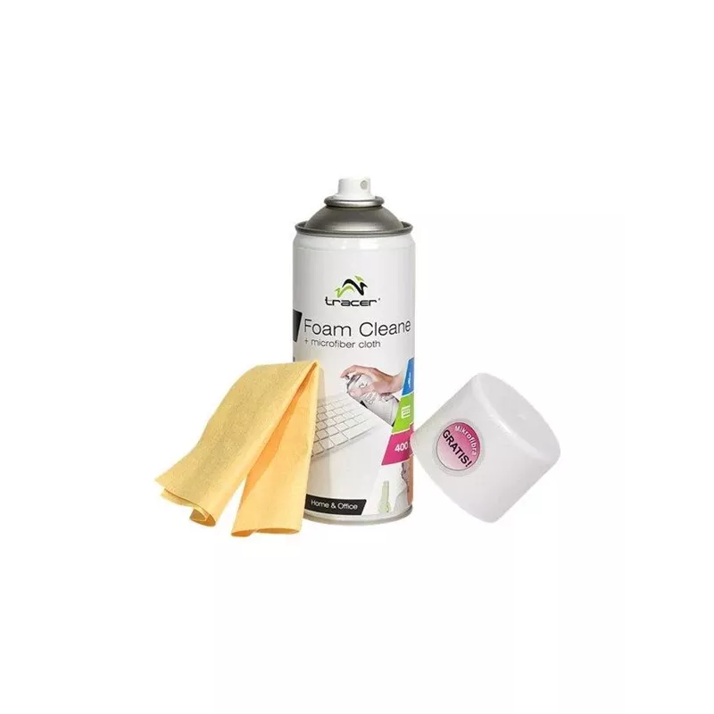 Tracer Cleaning Foam 400ML + Microfiber Cloth