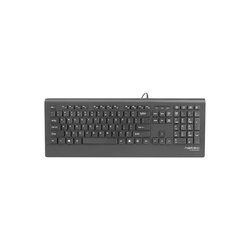Natec Barracuda - Keyboard - US - Black - Keyboard - Yhdysvaltain Englanti - Black