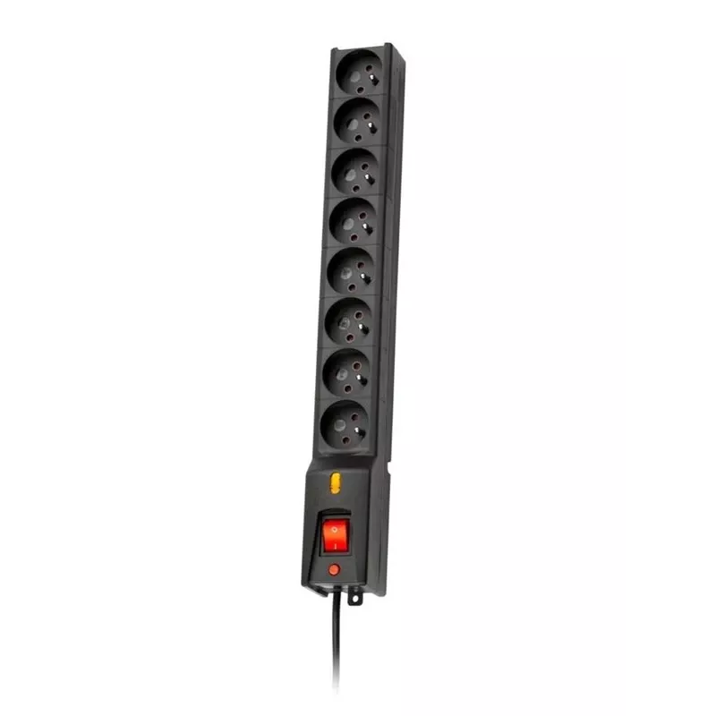 LESTAR 1966004055 power extension 3 m 230 AC outlet(s) Indoor Black