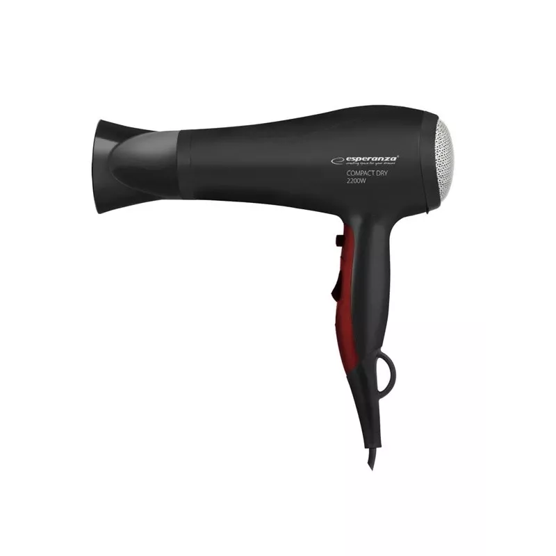 Esperanza Pamela EBH004K Hair Dryer, 2200 W, Black