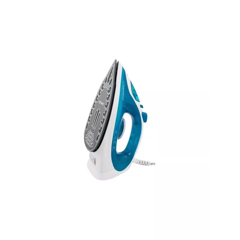 Esperanza EHI002 Slider Steam Iron, 2200 W, Ceramic Soleplate, Vertical Steam, White/Blue