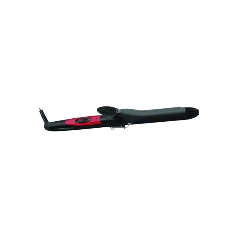 Curling iron Esperanza PENELOPE – 32 mm straight ceramic barrel, max 180°C, 45 W, 230 V, 1.7 m cord, black/pink