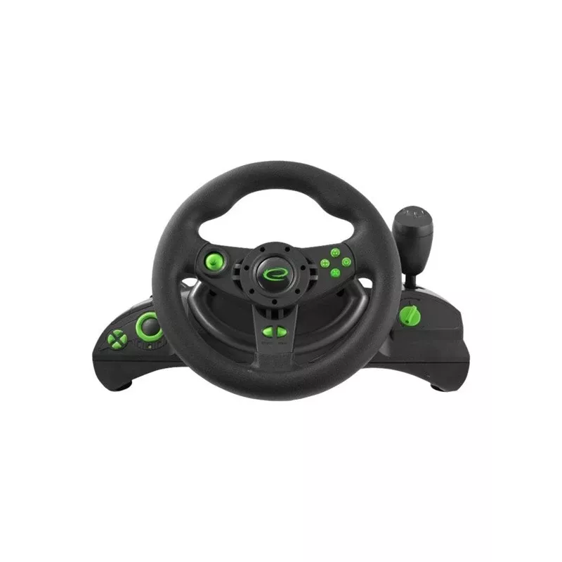 Esperanza EGW102 Gaming Controller Steering wheel PC,Playstation 3 Digital USB Black,Green