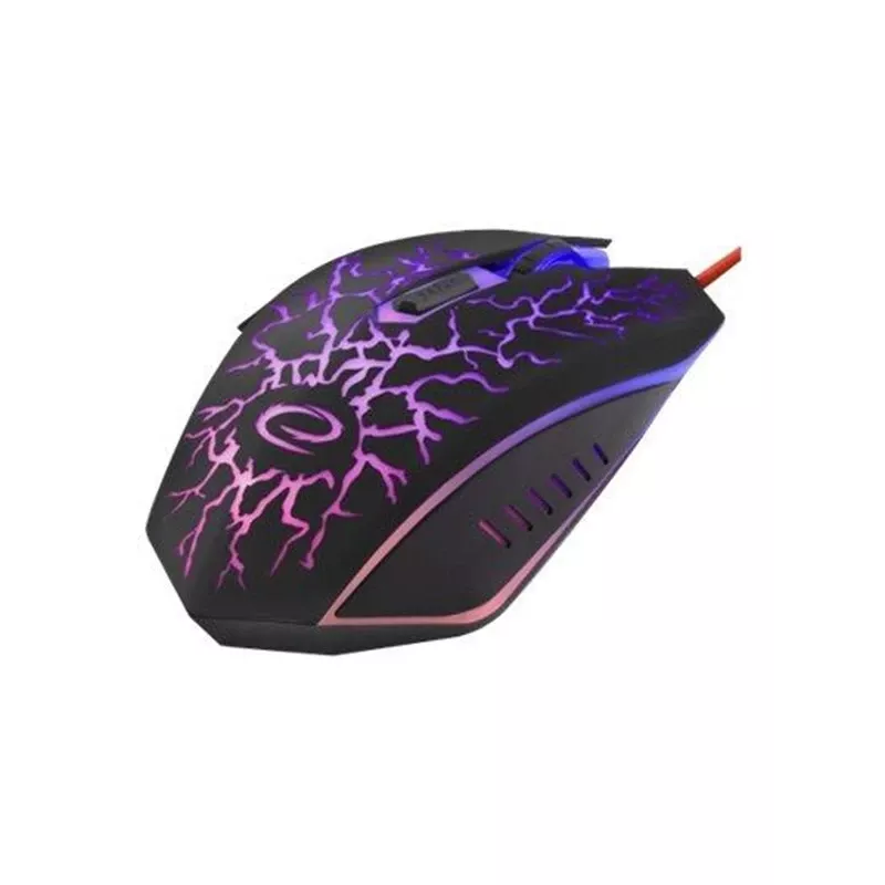 Esperanza MX211 LIGHTNING - Mouse - USB - Hiiri - Optinen - 6 Painiketta - Black