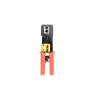 Cable crimper Gembird T-WC-05, 195 mm length, 53 mm width, 0.36 kg, yellow/red/black