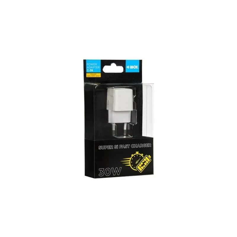 IBOX C-38W Power Adapter - USB-C - 30 Watt