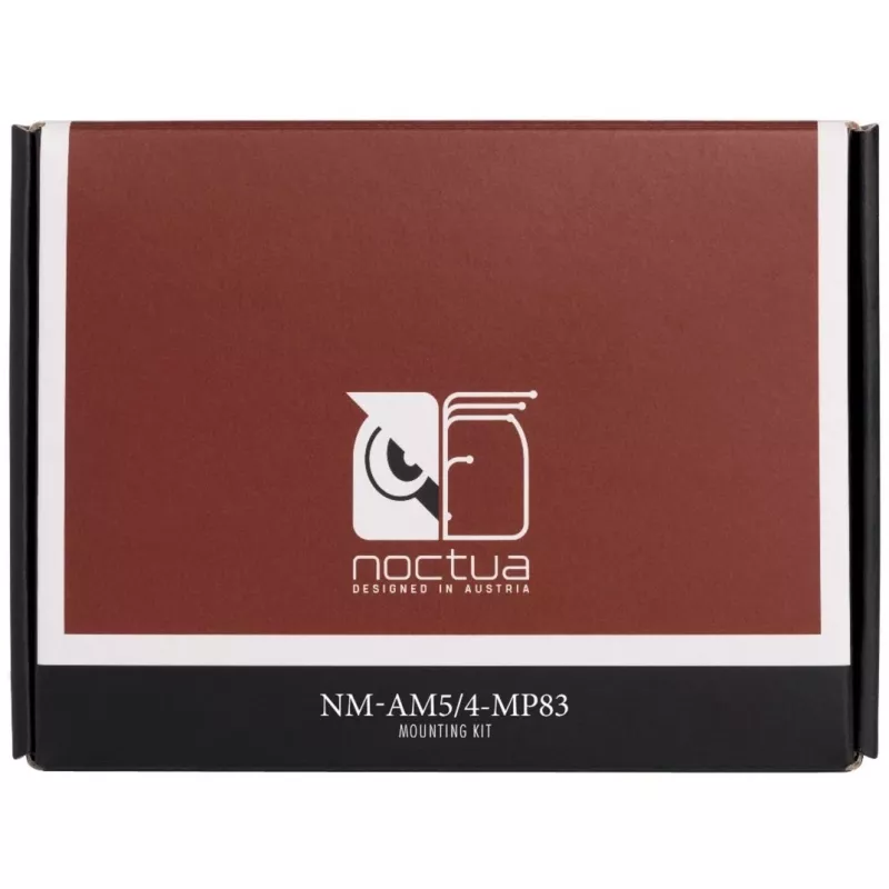 Mounting kit Noctua NM-AM5/4-MP83 Black Chrome for Socket AM4 AM5