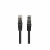 Network cable LANBERG PCU6-10CU-0050-BK Cat6 U/UTP RJ-45 0.5 m Black