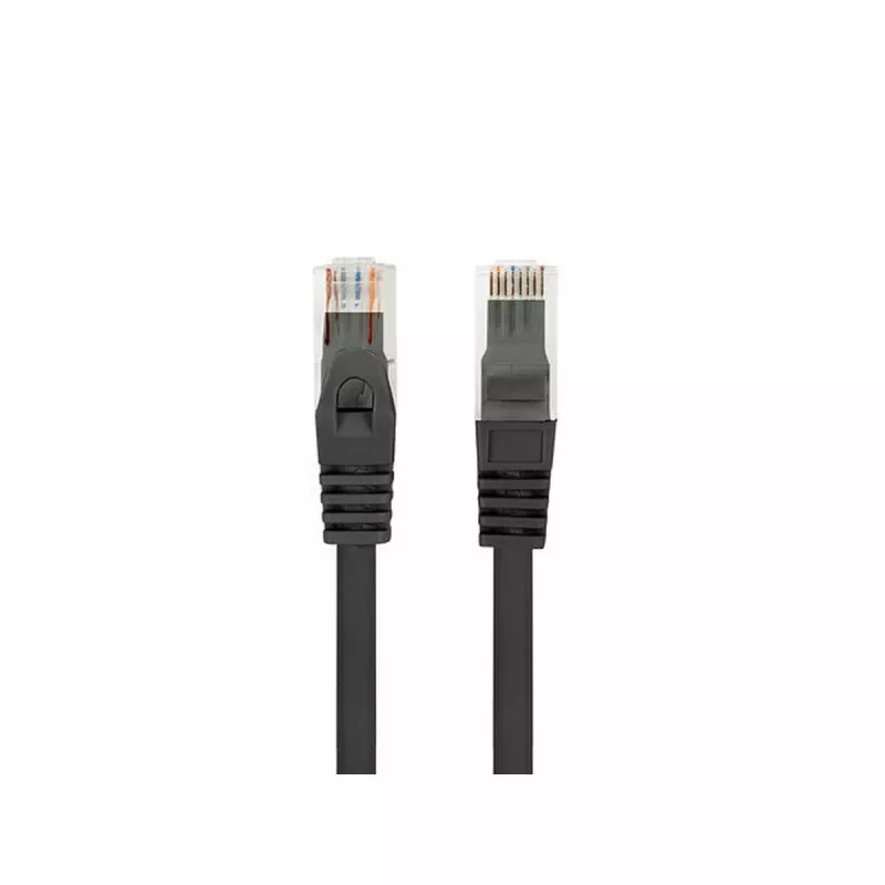 Network cable LANBERG PCU6-10CU-0050-BK Cat6 U/UTP RJ-45 0.5 m Black