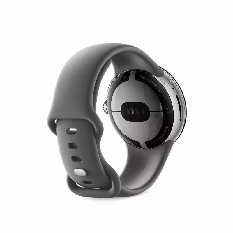 Google Pixel Watch - Polished Silver - Smart Watch with Band