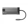 NATEC Fowler Plus USB Type-C Black Grey MicroSD SD Hub