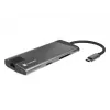 NATEC Fowler Plus USB Type-C Black Grey MicroSD SD Hub
