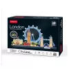 CubicFun 306-20532 City Line London LED 3D puzzle, 186 pcs