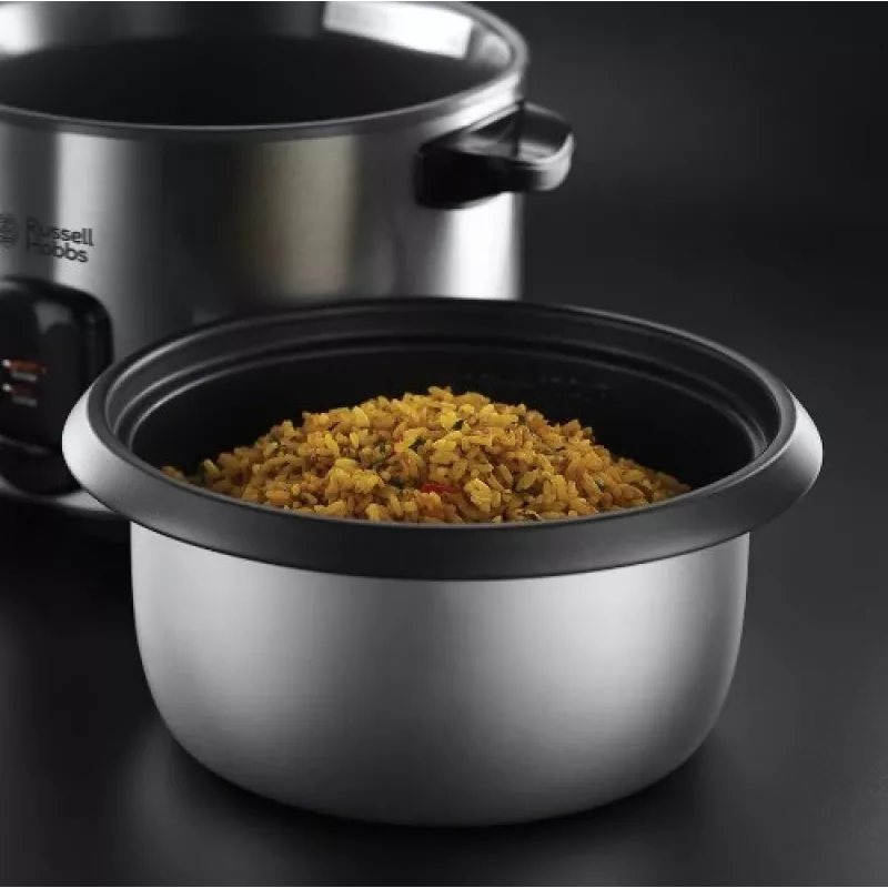 Russell Hobbs 19750-56 rice cooker 1.8 L 700 W Stainless steel